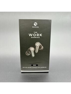 Raycon The Work Earbuds RBE785-BLA Wireless Bluetooth Black Complete With Box